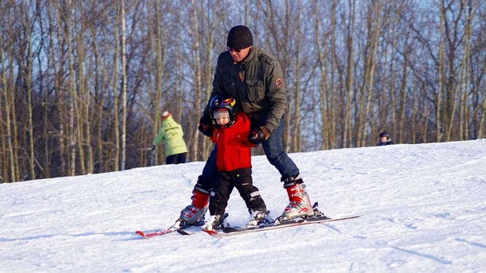 sciare con bimbi